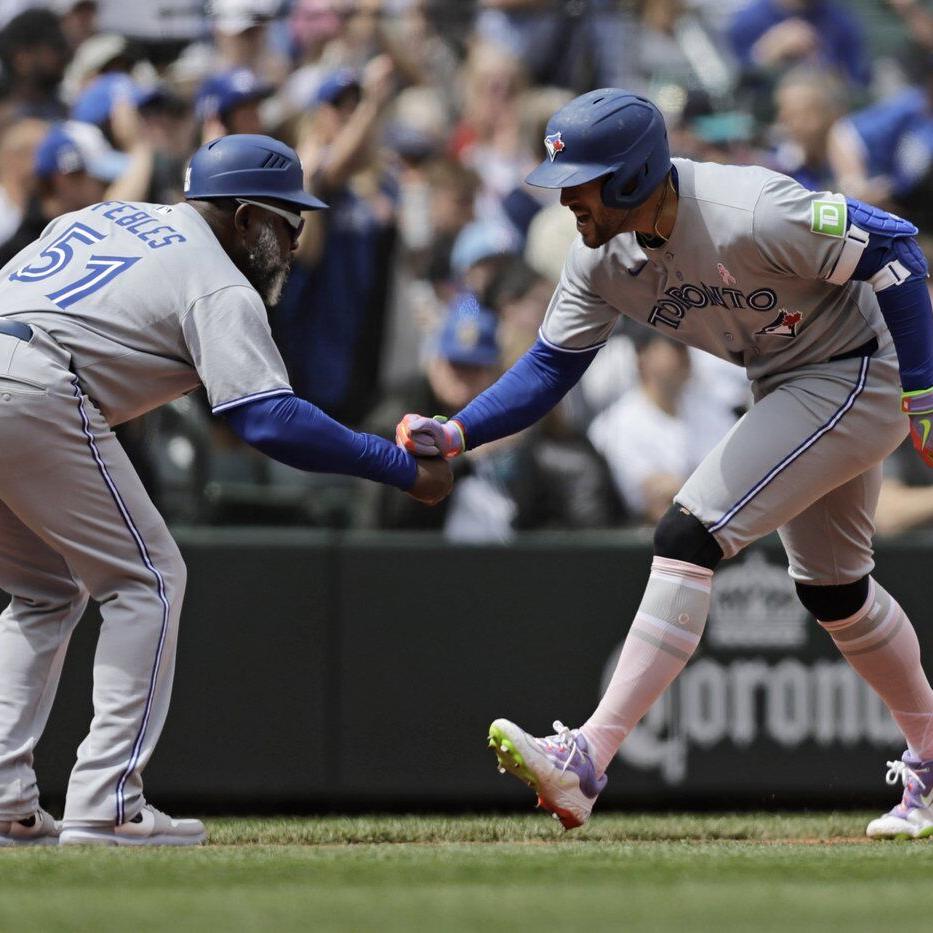 Springer’s 3-run homer helps Blue Jays beat Mariners 9-1 for 3-game sweep